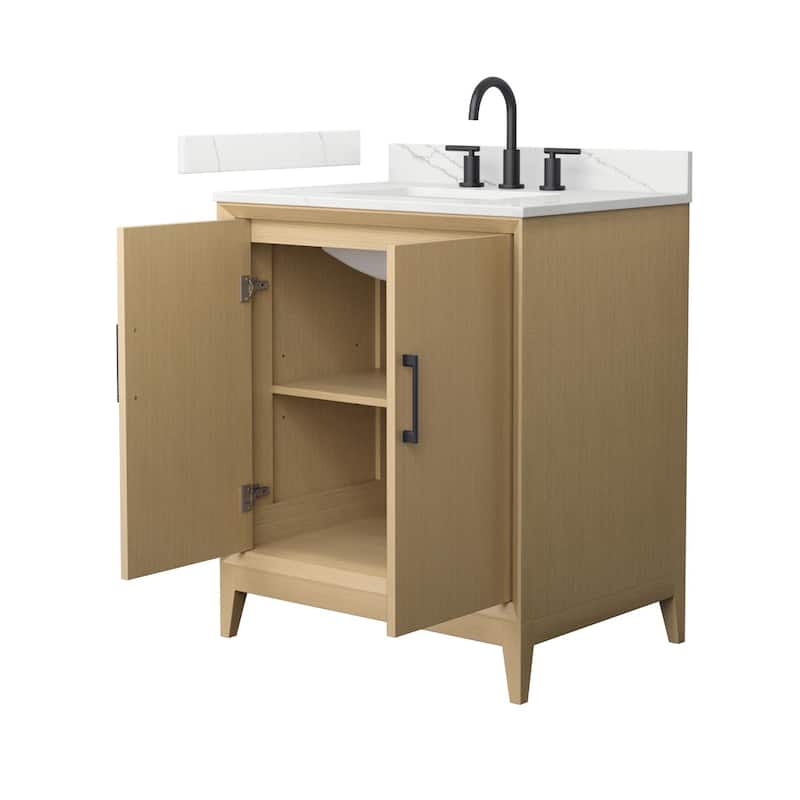 Wyndham Collection WCH7575-30S-QTZ-US3MXX Janna 30" Free Standing