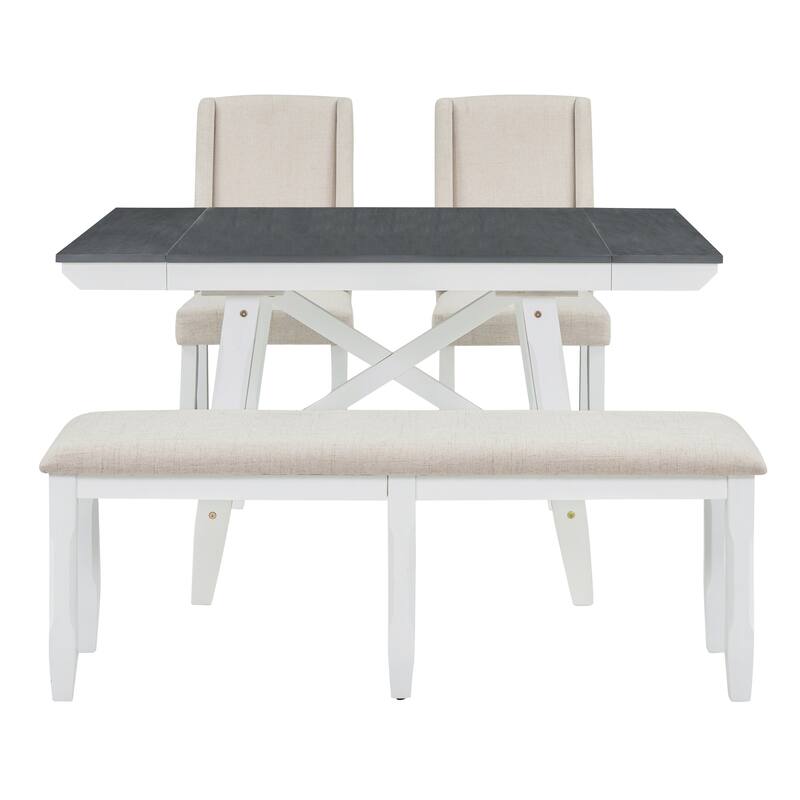 6-Piece Classic Dining Table Set