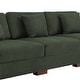 preview thumbnail 122 of 132, Corduroy Couch Modular Sectional Sofa with Pillows