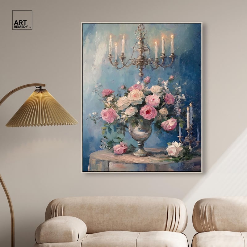Romantic Roses Canvas by Art Remedy