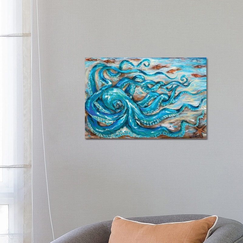 iCanvas "Slithering" by Linda Olsen Canvas Print - 18x26x1.5