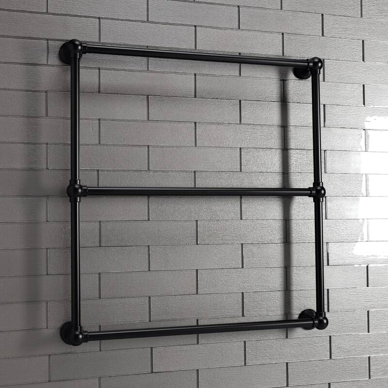 Kingston Brass Maximilien 30-Inch Wall Mount 3-Bar Towel Rack