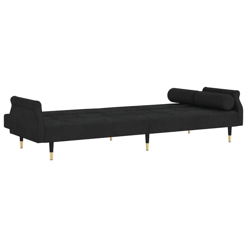 vidaXL Sofa Bed Loveseat Convertible Sofa Bed with Cushions for Studio Velvet - 85" x 35" x 27.6"