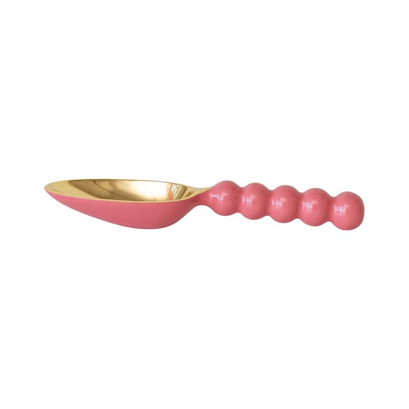 Enameled Aluminum Kitchen Scoop - 9.5"L x 2.5"W x 1.3"H