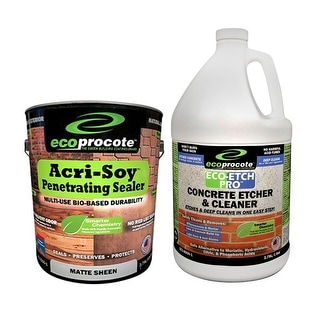 RadonSeal DryWay Outdoor Concrete Driveway Clear Penetrating ...