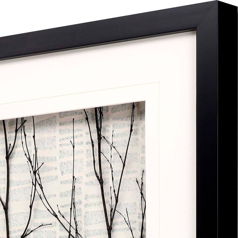 Silent Tree Framed Art Exclusive Mixed Media Under Glass - Multi-Color
