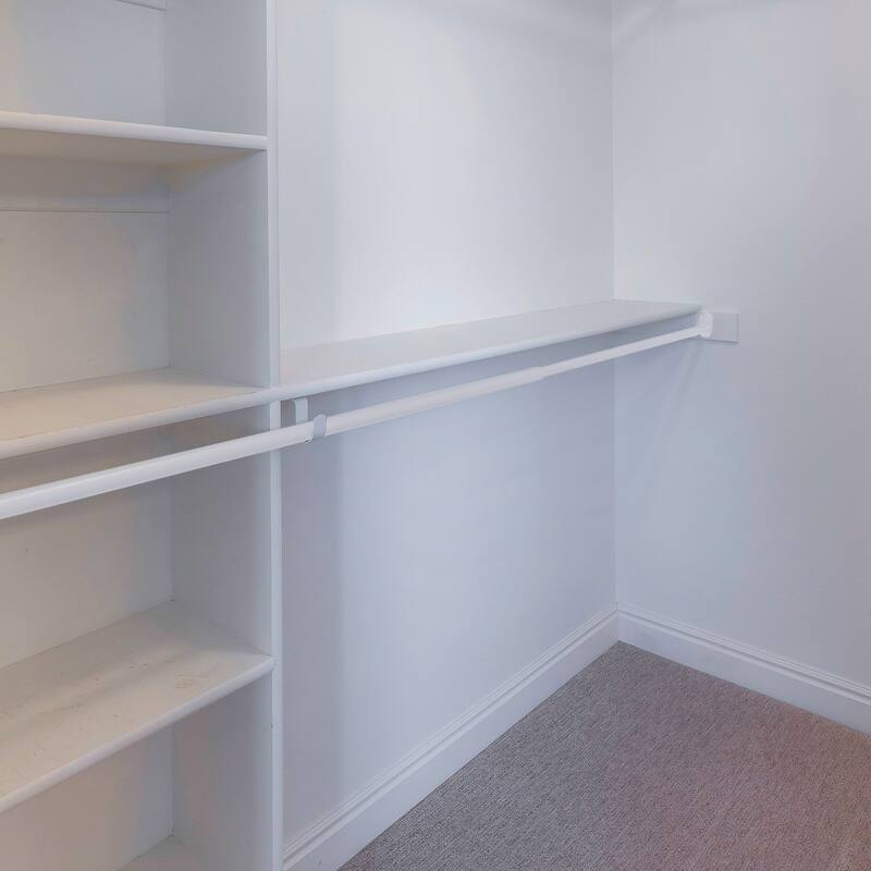Design House White Adjustable 30-inch to 48-inch Closet Rod - White