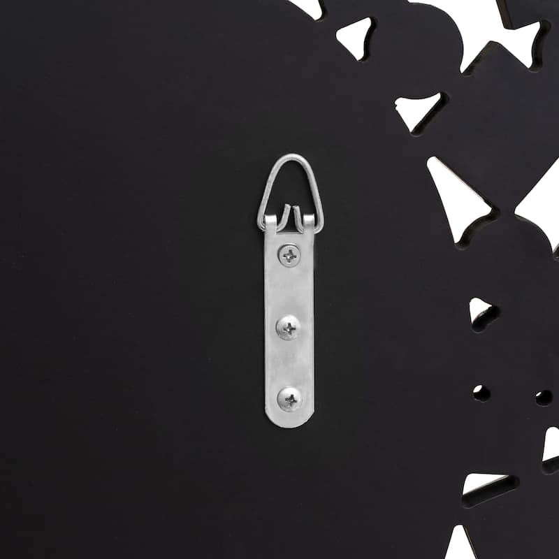 Crystal Accent Heart Wall Mirror