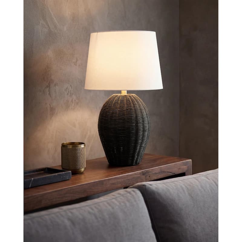 Livabliss Jacaranda Global Accent Floor Lamp - 24"H x 14"W x 14"D