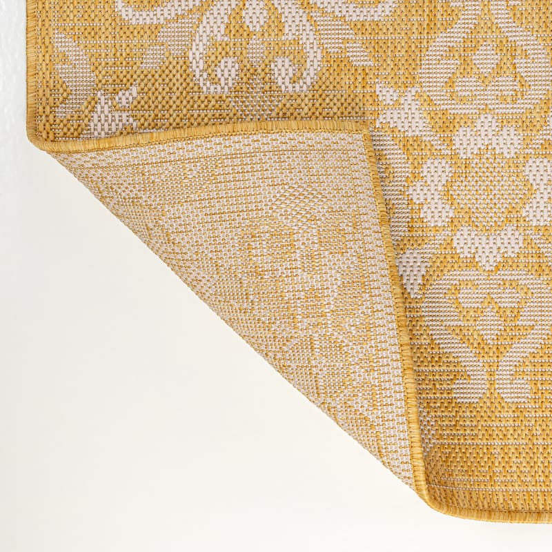 JONATHAN Y Maribel Traditional Mediterranean Tile Design Indoor/Outdoor Area Rug