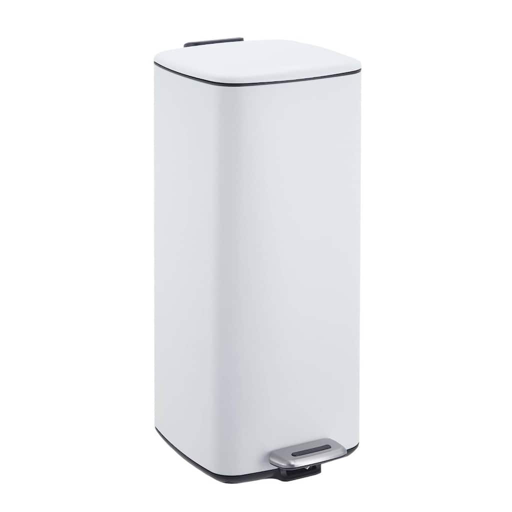 8 Gallon Step-On Kitchen Trash Can, Garbage Can for Home Office Bedroom