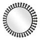preview thumbnail 4 of 3, Uttermost 08237 Aziel 44" Sunburst Flat Metal Framed Accent Mirror
