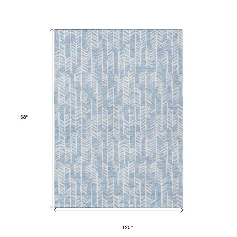 HomeRoots Tribal Transitional Rectangle Outdoor Rug