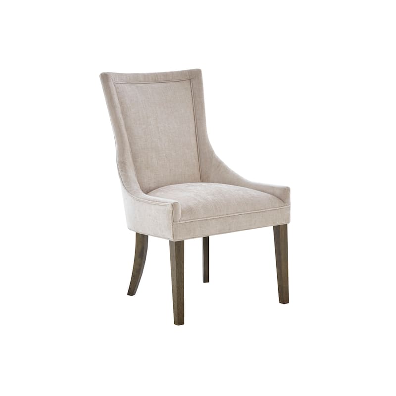 Madison Park Signature Ultra Upholstered Dining Side Chairs With Wood Legs (Set of 2) - N/A
