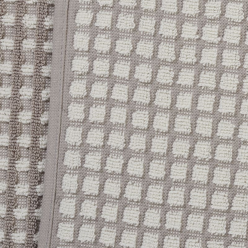 Modern Threads 6-Piece Yarn Dyed Cobblestone Jacquard Towel Set