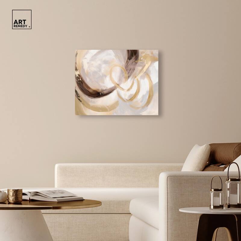 Dreamy Swirls III Canvas by Art Remedy, Gallery Wrapped