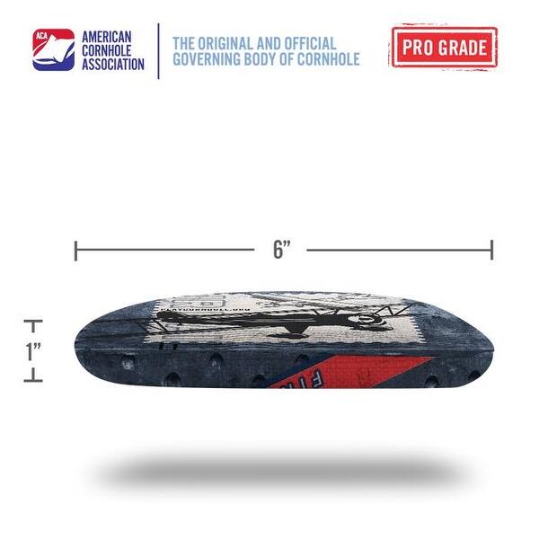 Air Mail Navy Dual Sided Cornhole Bags