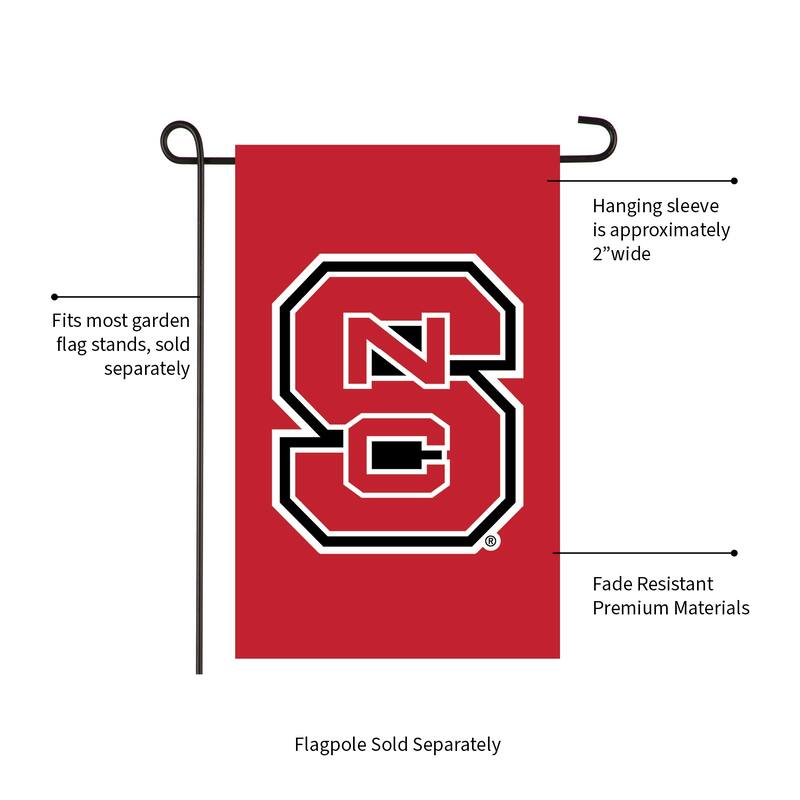 Applique Flag, Garden, North Carolina State University