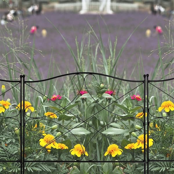 Shop Decorative Fashionable And Beautiful Diamond Iron Garden Fence Overstock 31762619