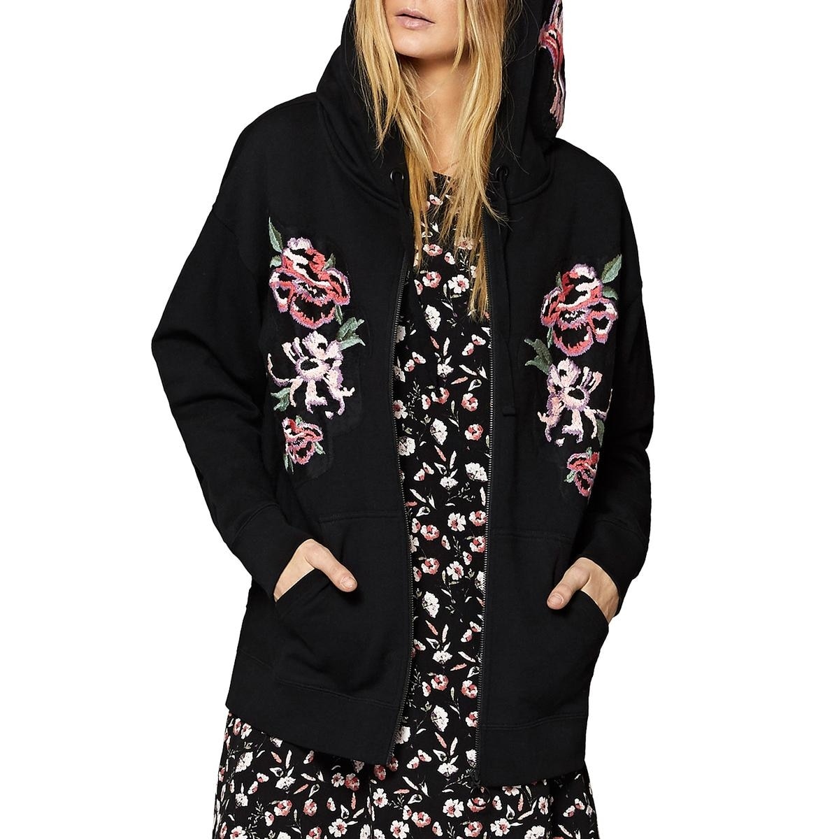 womens hoodie zip front