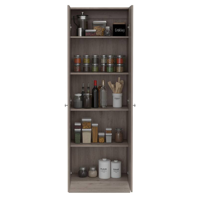 Storage Cabinet Pipestone, Double Door, White Finish,High quality and durable