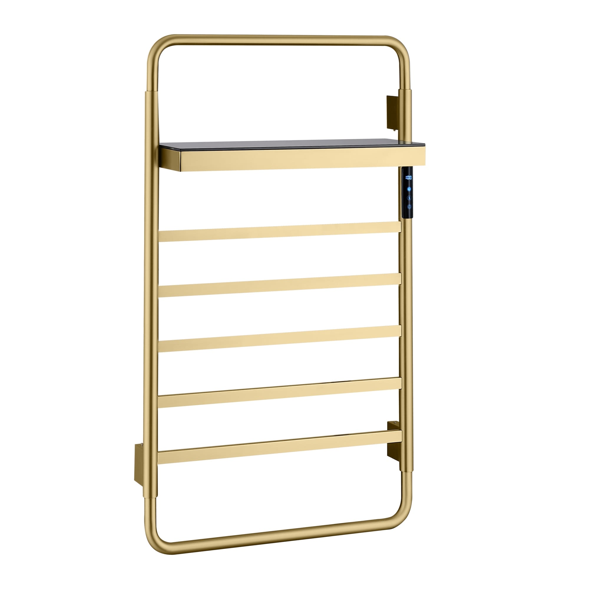 5 Stainless Steel Bars Wall Mounted Electric Heated Towel Drying