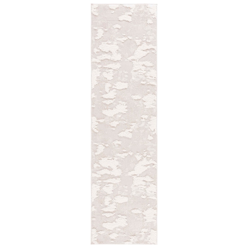 SAFAVIEH Trends Lugenia Modern Abstract Rug - 2'2" x 8' Runner - Beige/Ivory