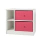 preview thumbnail 12 of 16, Ameriwood Home Mya Park Nightstand with 2 Fabric Bins