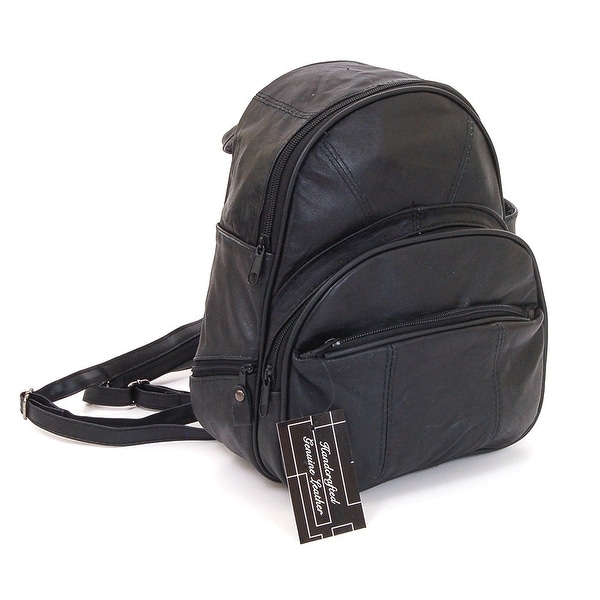 Shop Leather Backpack Purse Mid Size & Convertible into single strap sling Bag or Backpack ...