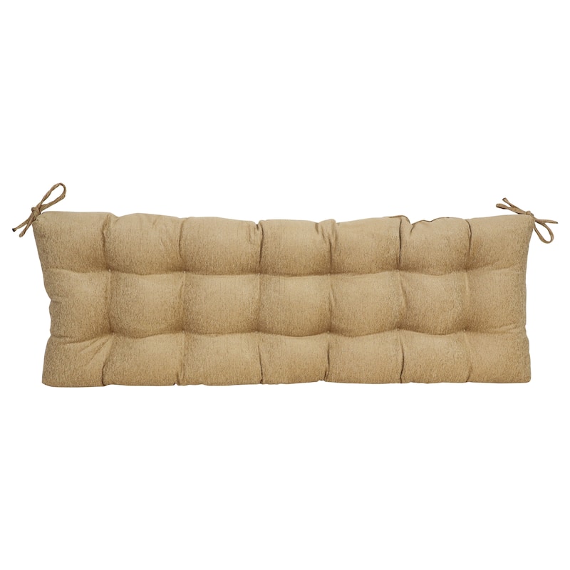 42-inch by 19-inch Tufted Jacquard Chenille Loveseat Cushion