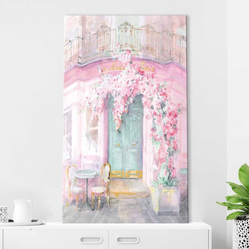 "Pastel Paris IV" by Danhui Nai Print on Canvas