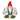 Exhart Good Time Two Drink Holding Lotus-Sitting Yoga Gnome Statue, 10 by 11.5 Inches