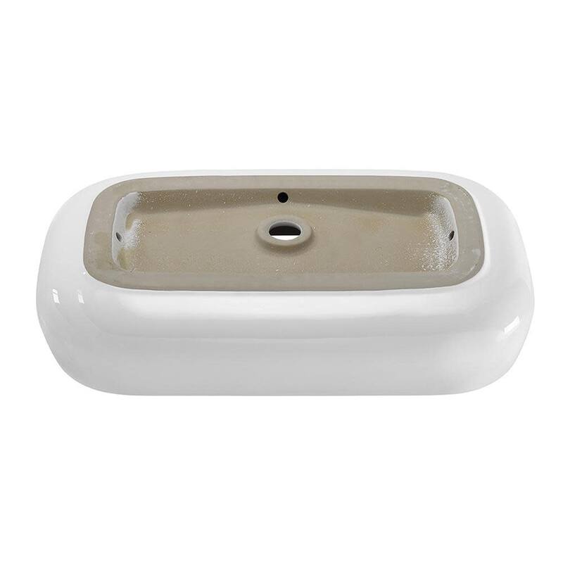 Swiss Madison Chateau 28" Rectangular Ceramic Vessel Bathroom Sink