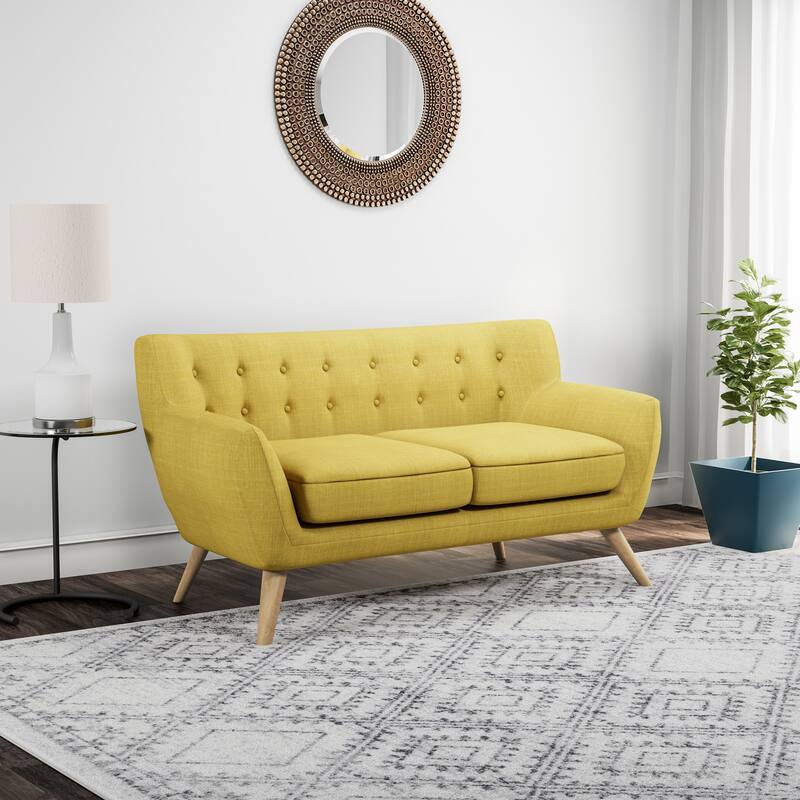 Carson Carrington Brandbu Button-tufted Loveseat