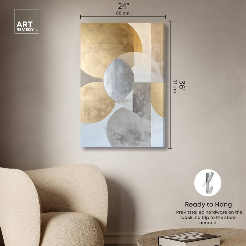 Golden Sequence I Canvas by Art Remedy, Gallery Wrapped