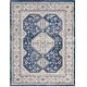 preview thumbnail 15 of 46, New Concept Washables Series 4 Indoor only Persian Area Rug 9' x 12' - Grey/Navy - Rectangle