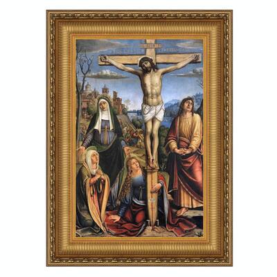 Design Toscano 'Christ on the Cross, and the Three Marys, 1514' Made-to-order Canvas Painting