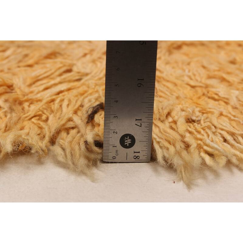 ECARPETGALLERY Hand-knotted Finest Peshawar Ziegler Orange Wool Rug - 9'6 x 10'2