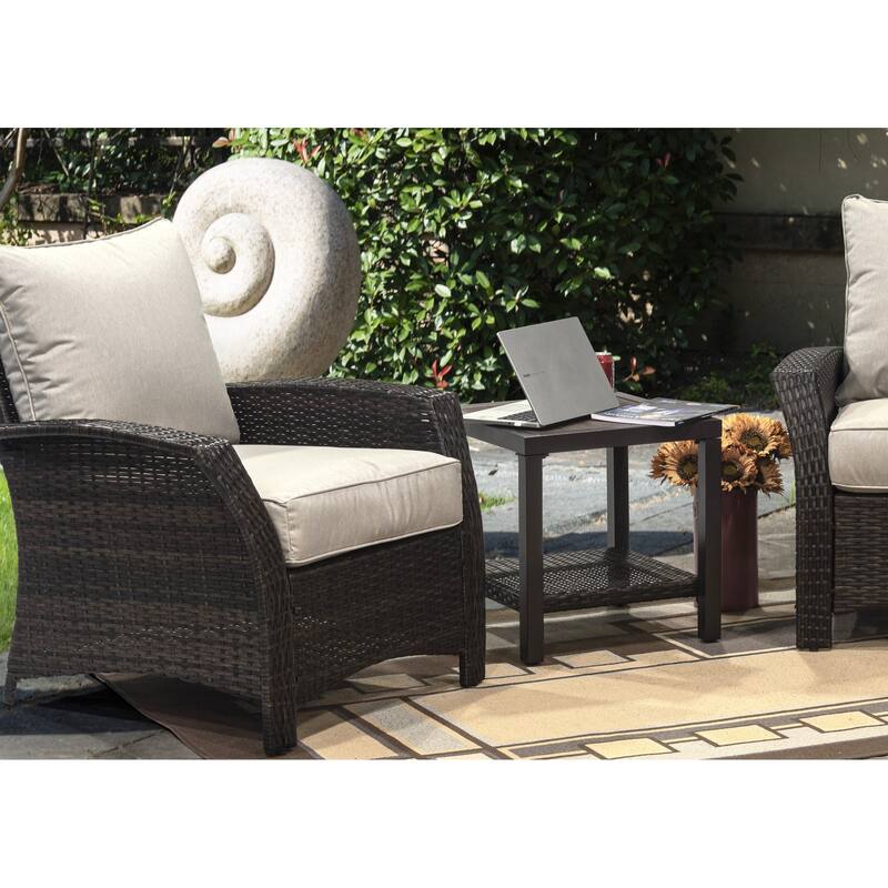 Williamsport weave side table