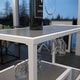 preview thumbnail 6 of 8, SEI Furniture Glenn White Metal Bar Cart