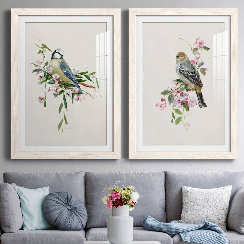 Spring Song Blue Bird-Premium Framed Print - Ready to Hang