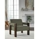preview thumbnail 1 of 4, Signature Design by Ashley Adlanlock Green Accent Chair - 33" W x 31.25" D x 33" H