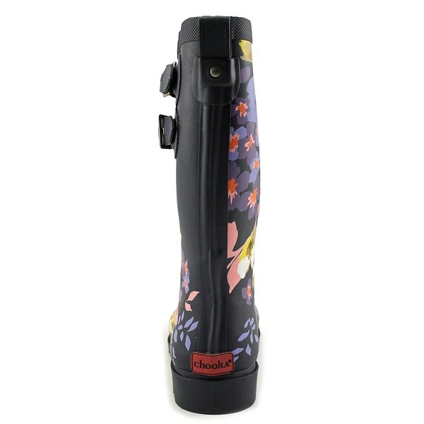 chooka floral rain boots