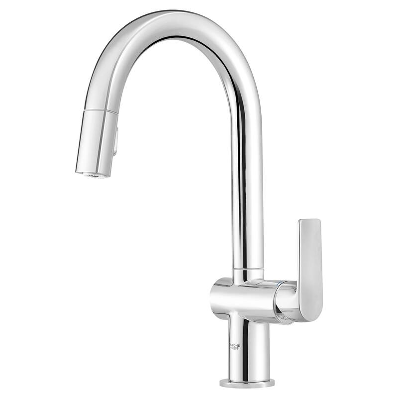 Grohe Defined 1.75 GPM Single Hole Pull Down Bar Faucet with SilkMove