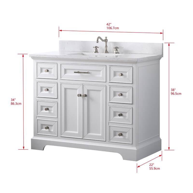 Sudio Design Thompson 42" Bathroom Vanity