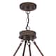 The Gray Barn Highclere 12-light Wagon Wheel Chandelier - 40"x40"x35.93"