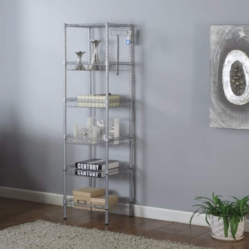 Multiple Layers Carbon Steel & PP Storage Rack
