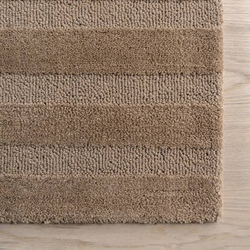 Vestry Striped Wool Area Rug