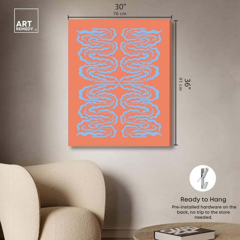 Artsy Pattern Canvas by Art Remedy, Gallery Wrapped