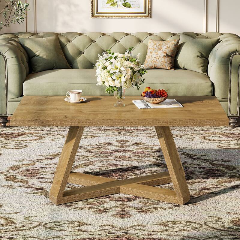 Coffee Table, Living Room Bedroom Center Cocktail Tea Accent Table for Home Apartment